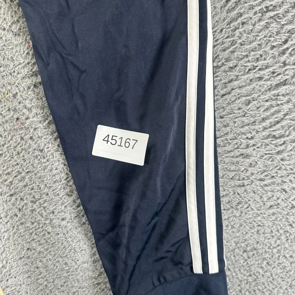Adidas Pant Mens S Blue Polyester Jogger‎ Tapered Leg Performance Running Sports